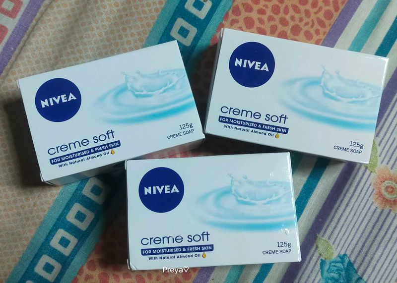 Nivea Cream Soft For All Type Skin(125g) 2 Pieces