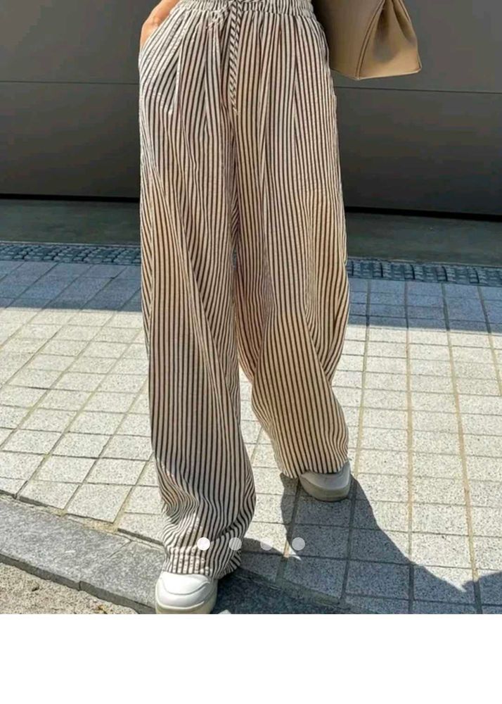 Striped Wide Leg Pants