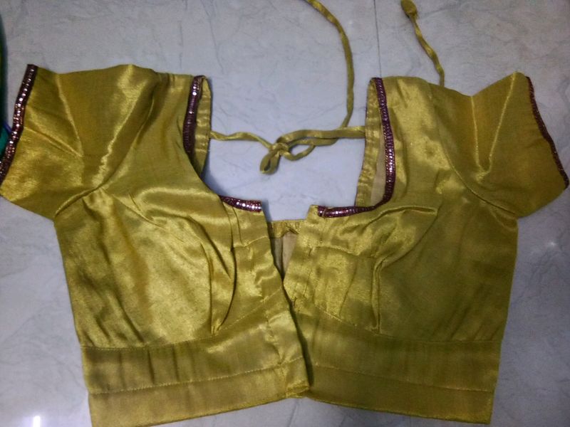 New Stitched Blouse With Back Rope