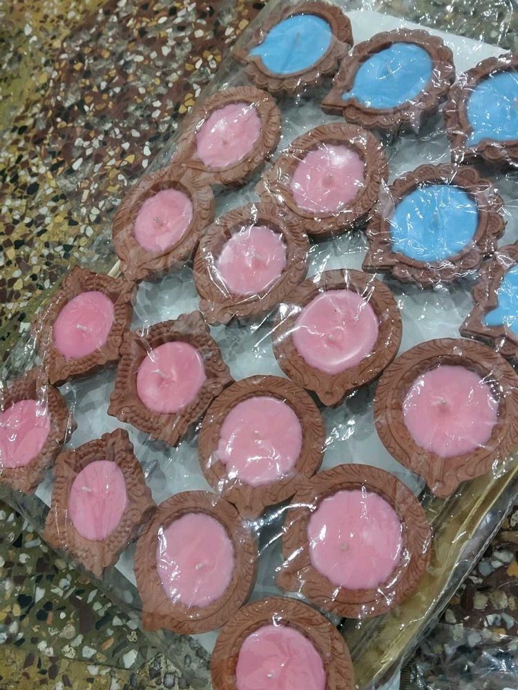 15 Decorative Clay diyas