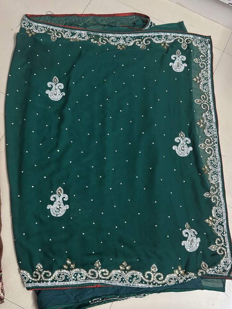 Embellished Silk Saree