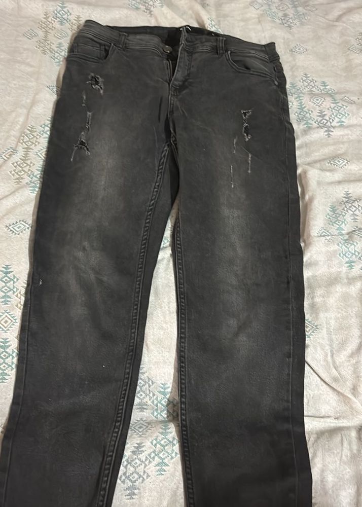 Ripped Black Jeans