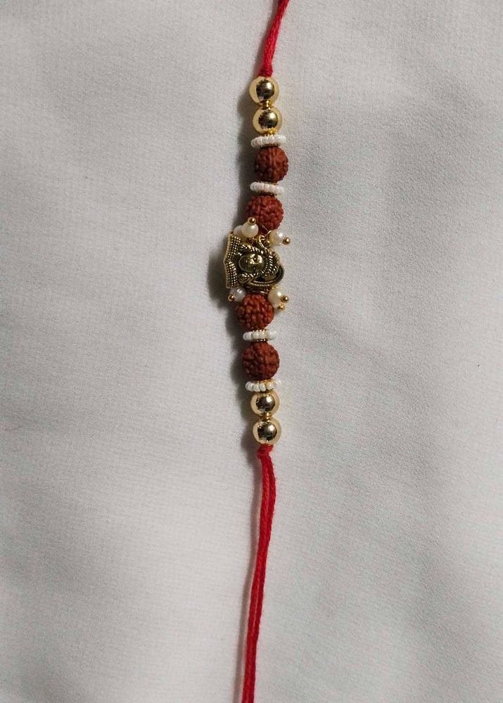 Elegant Beaded Rakhi Bracelet