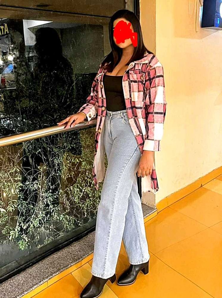 Trendy Plaid Coat