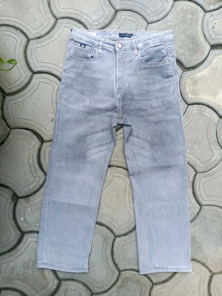 Grey Denim Jeans