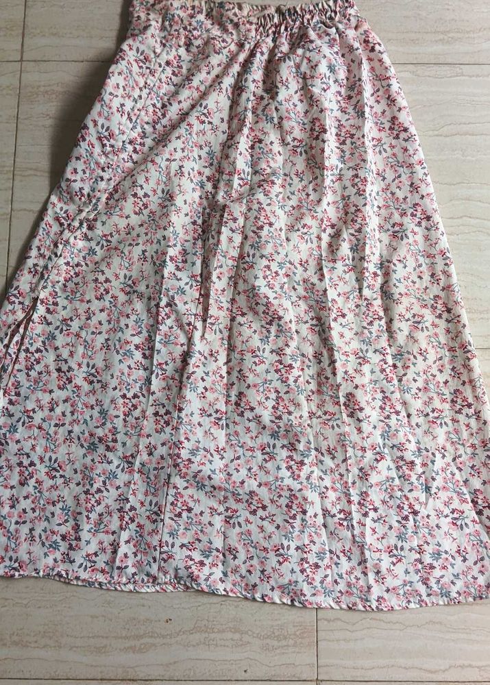 Bohemian Floral Maxi Skirt
