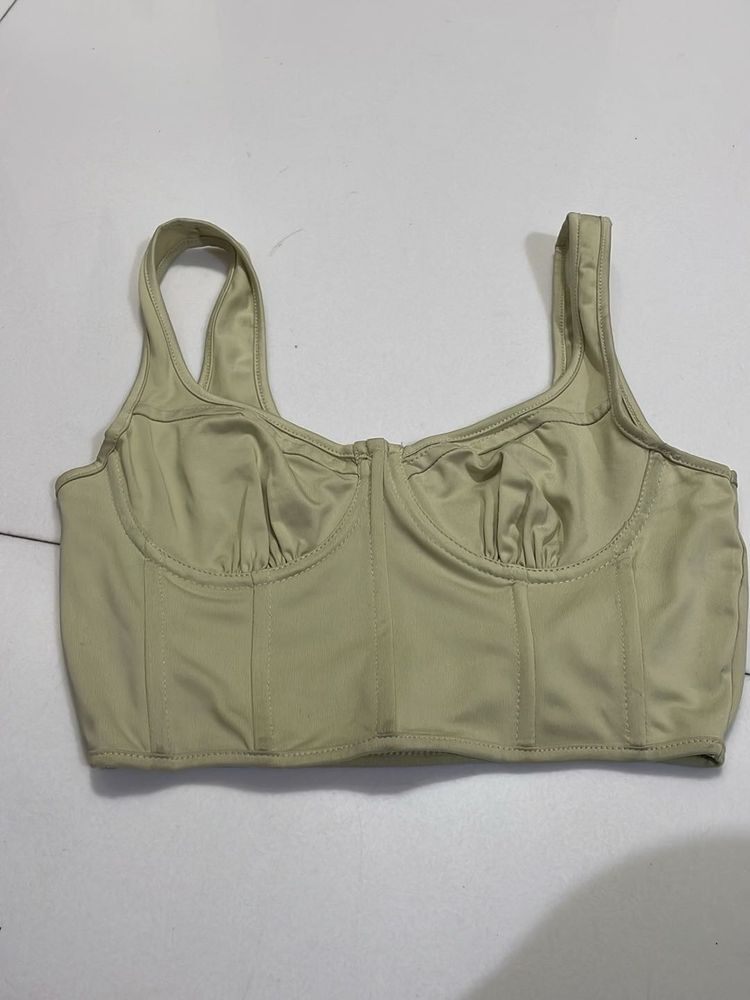 Elegant Bustier Crop Top or short free