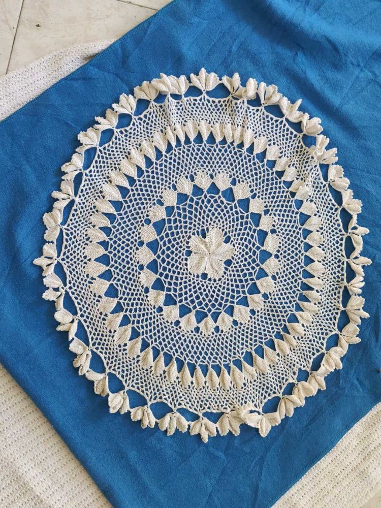 Handmade Crochet Doily Table Decor