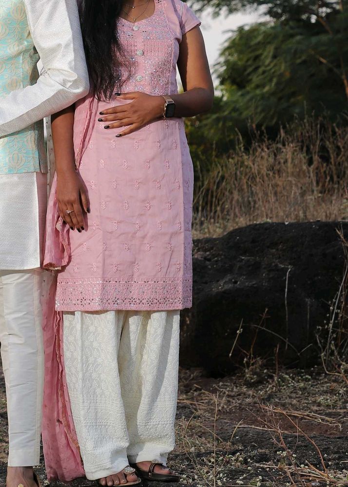 straight kurti set