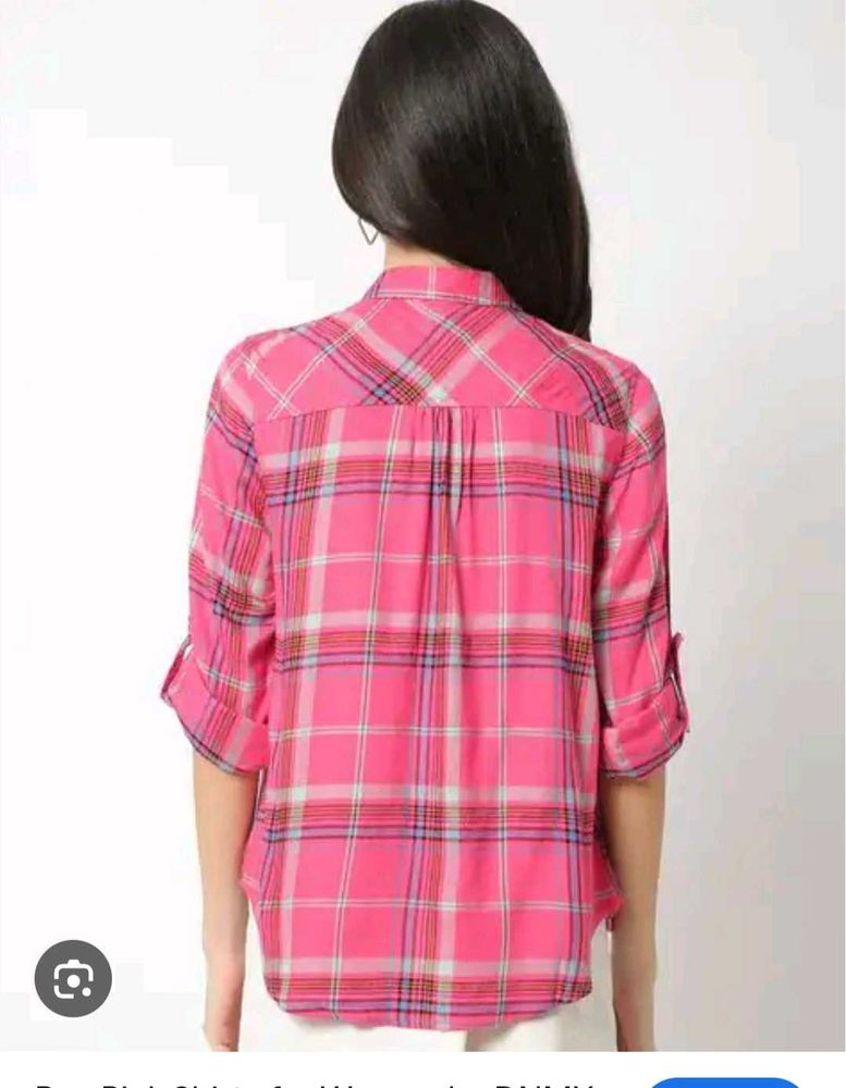 Pink Plaid cardigan