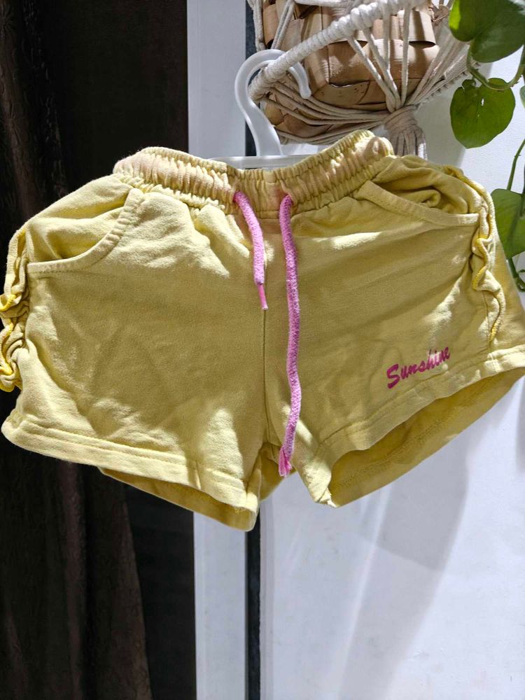 Cute Yellow Shorts
