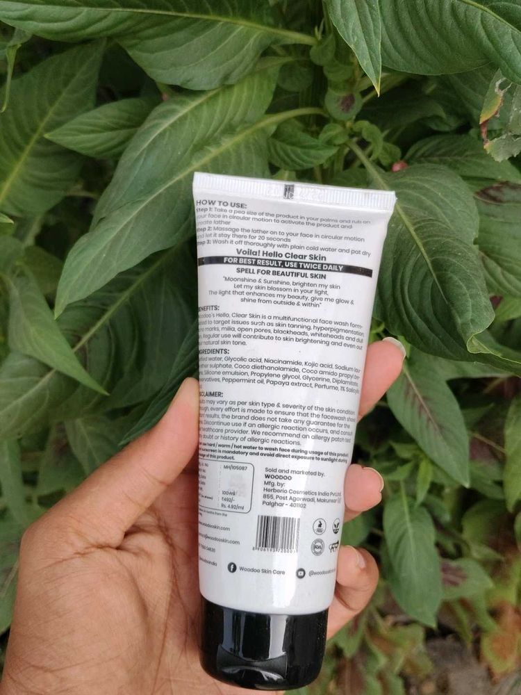 Woohoo Face Wash for Clear Skin