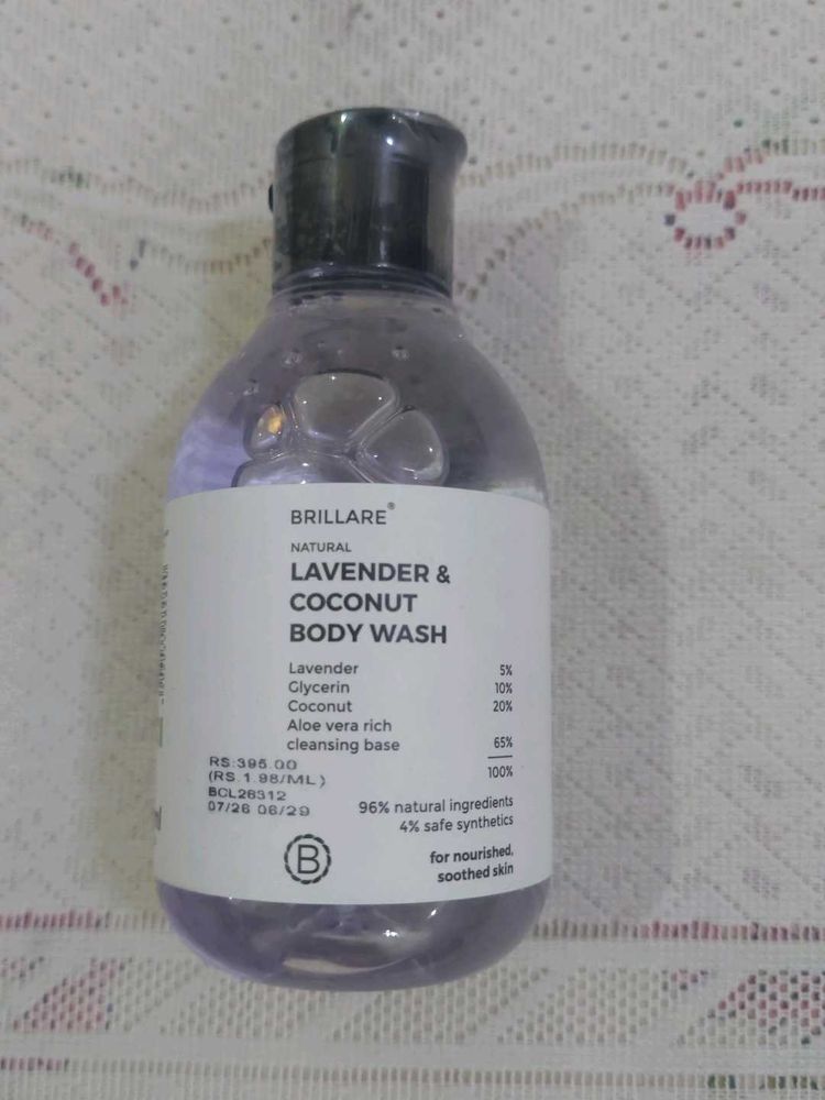 Brillare Lavender &amp; Coconut Body Wash