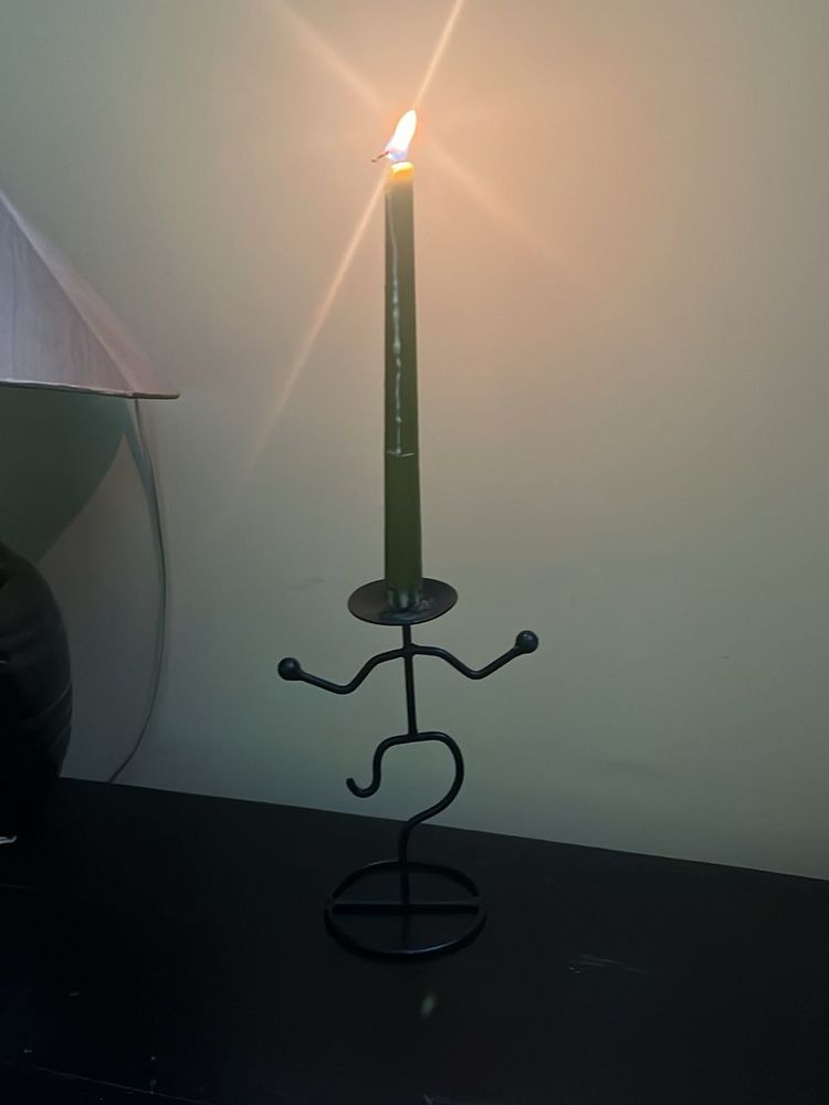 Diwali - Antique Metal Candle Holder