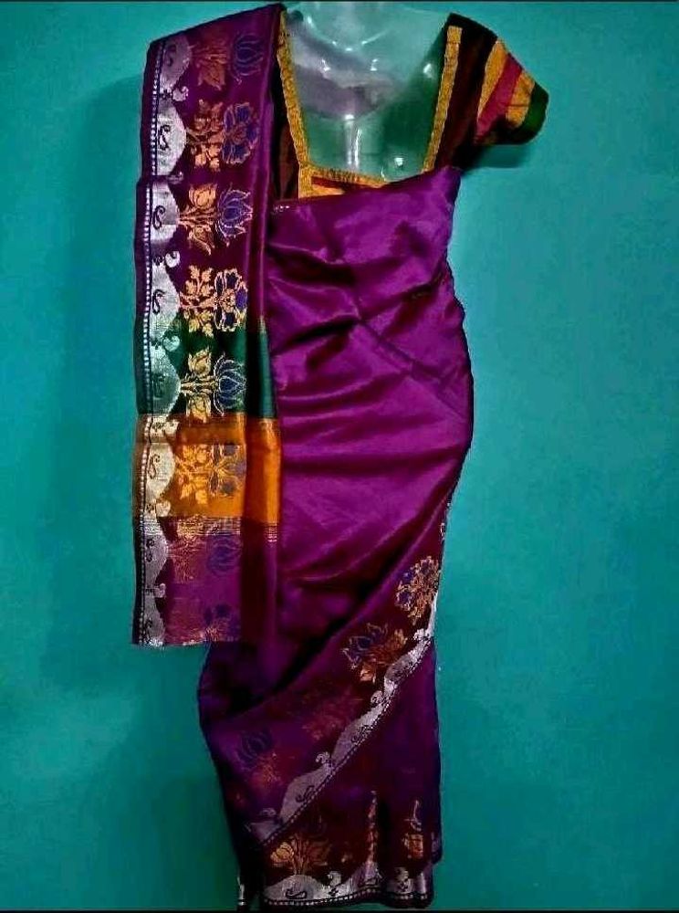 Mejantha silk saree