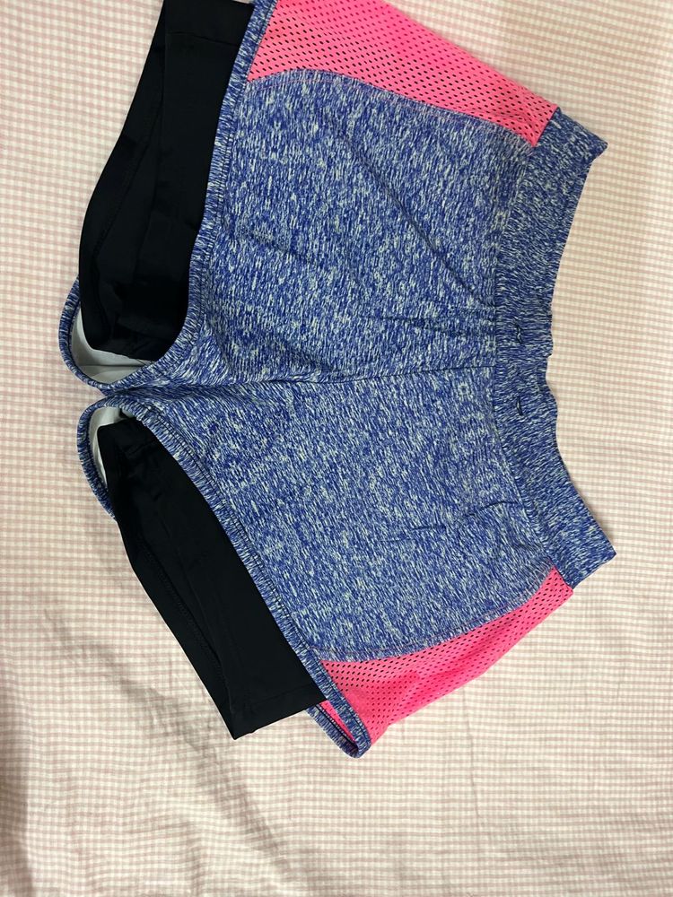 imported Athletic Shorts with Built-in Liner