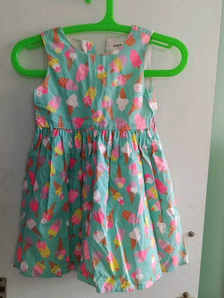 MAX Ice Cream Print Dress