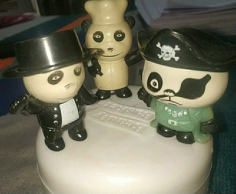 Panda Character Toys (Set of 3)