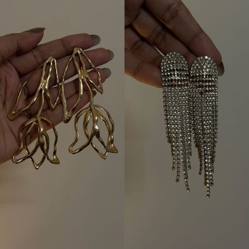 Combo of 2 Earrings (Chic Statement)