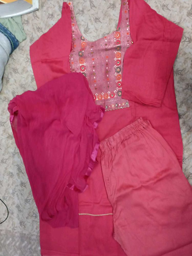pink suit set
