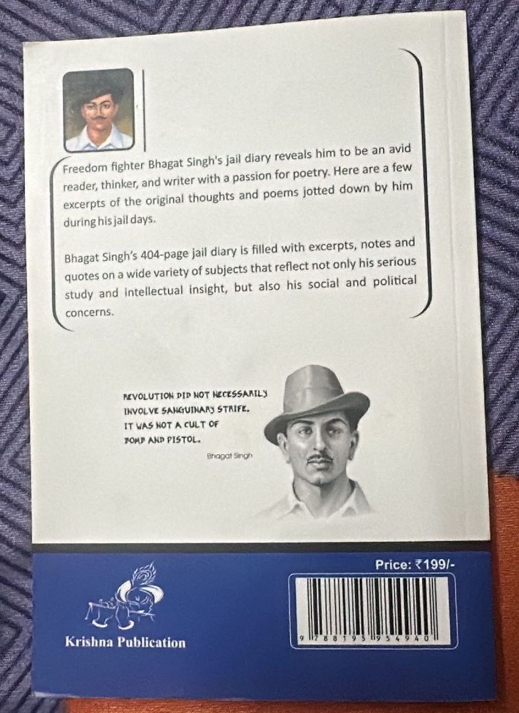Jail Diary and Other Writings by Bhagat Singh