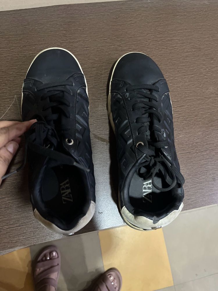 Stylish Black Zara Sneakers