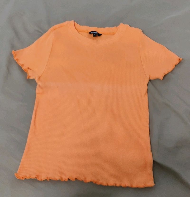 Zudio Orange Knit Top🧡