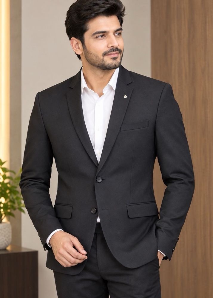 Classic Men's Black Blazer