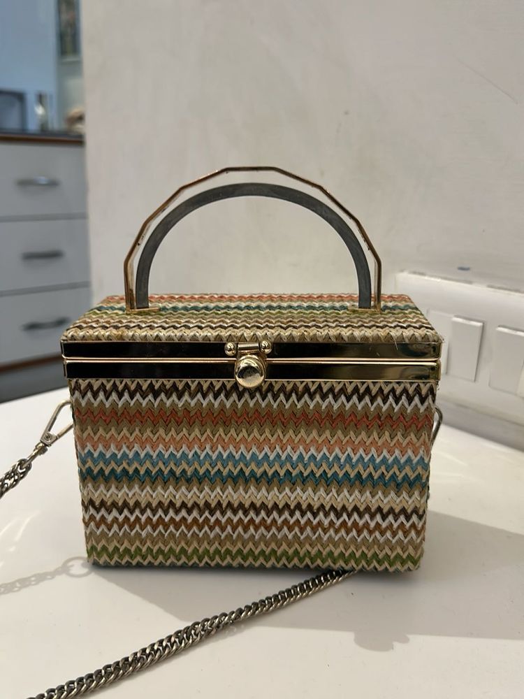 Unique Woven Box Bag