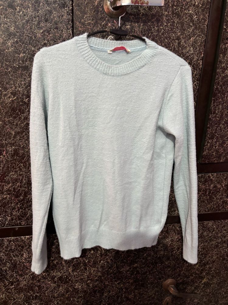Light Blue Knit Sweater
