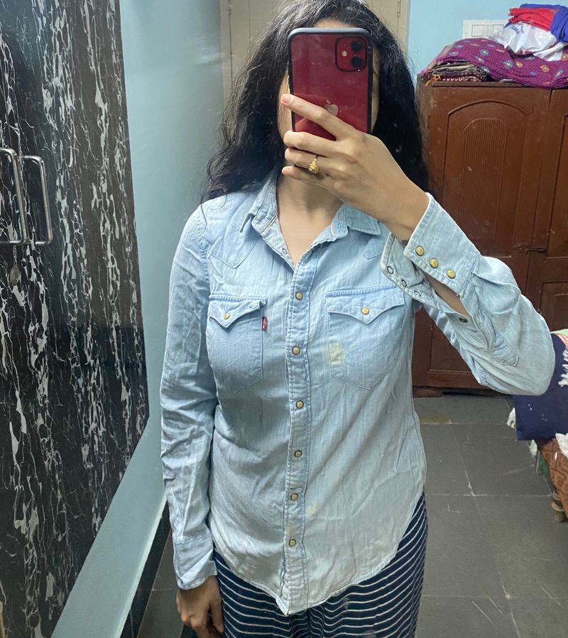 levis denim shirt