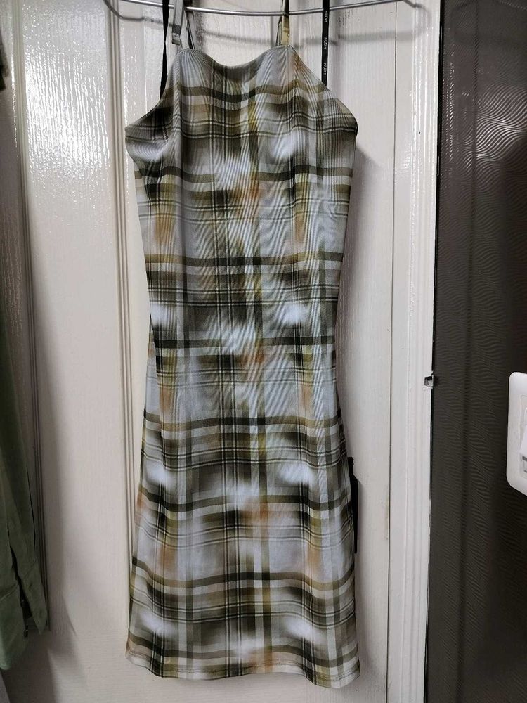 Plaid Mini Dress