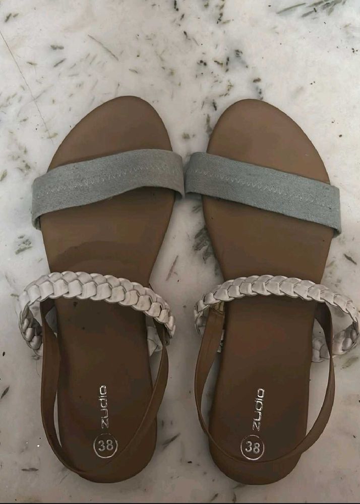 Zudio Braided Strap Sandals