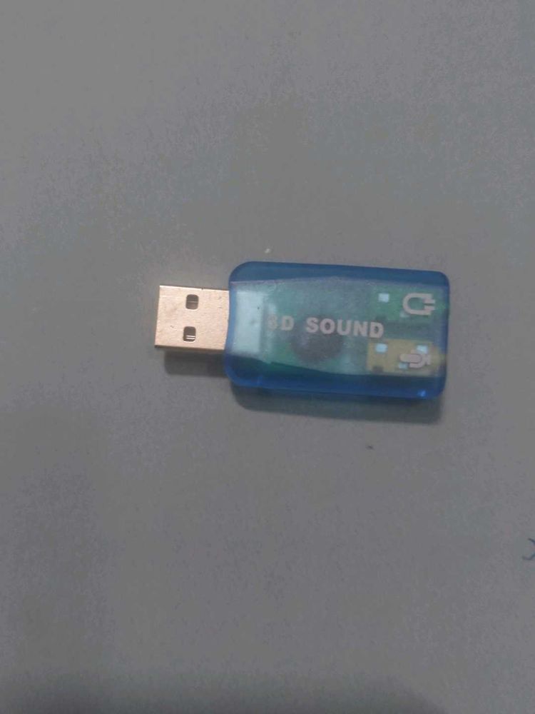 External 5.1 USB Stereo Sound Card Adapter