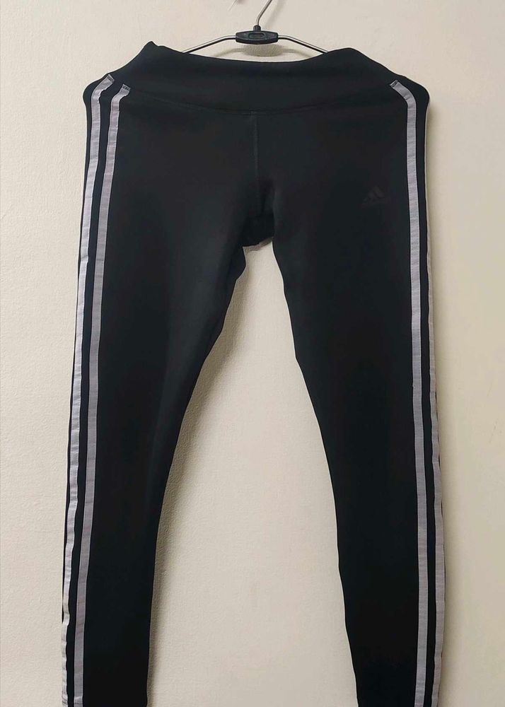 Adidas Three Stripes Climalite Gym Tights