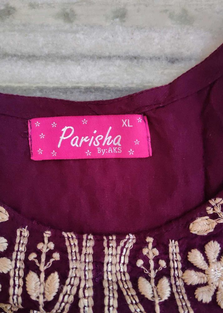 Parisha Kurta with Embroidery