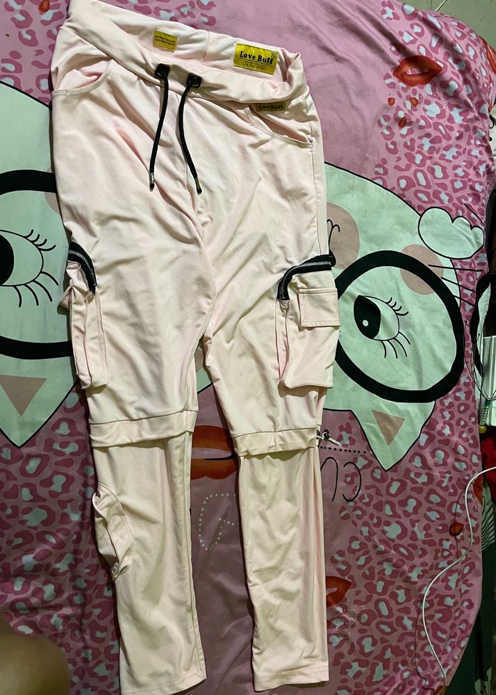 Love Buzz Pink Cargo Pants