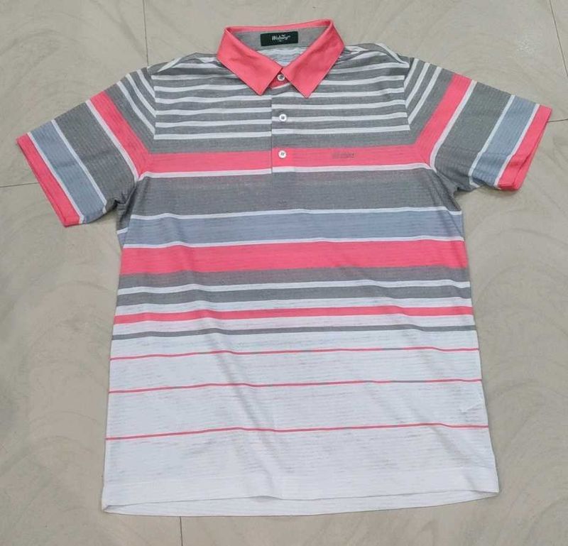 Striped Polo T-Shirt