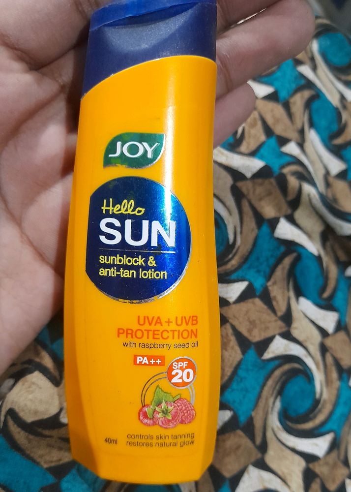 Anti-tan Sunscreen Lotion