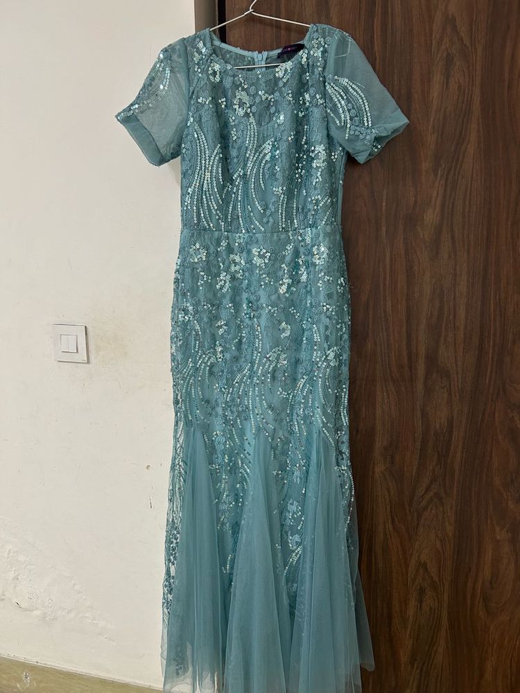 Elegant Sequin Embellished Gown