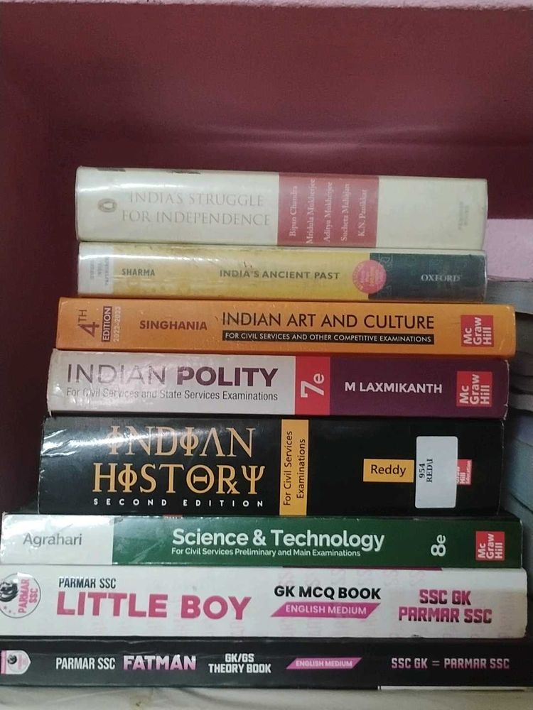 Lot of Indian Civil Services Books