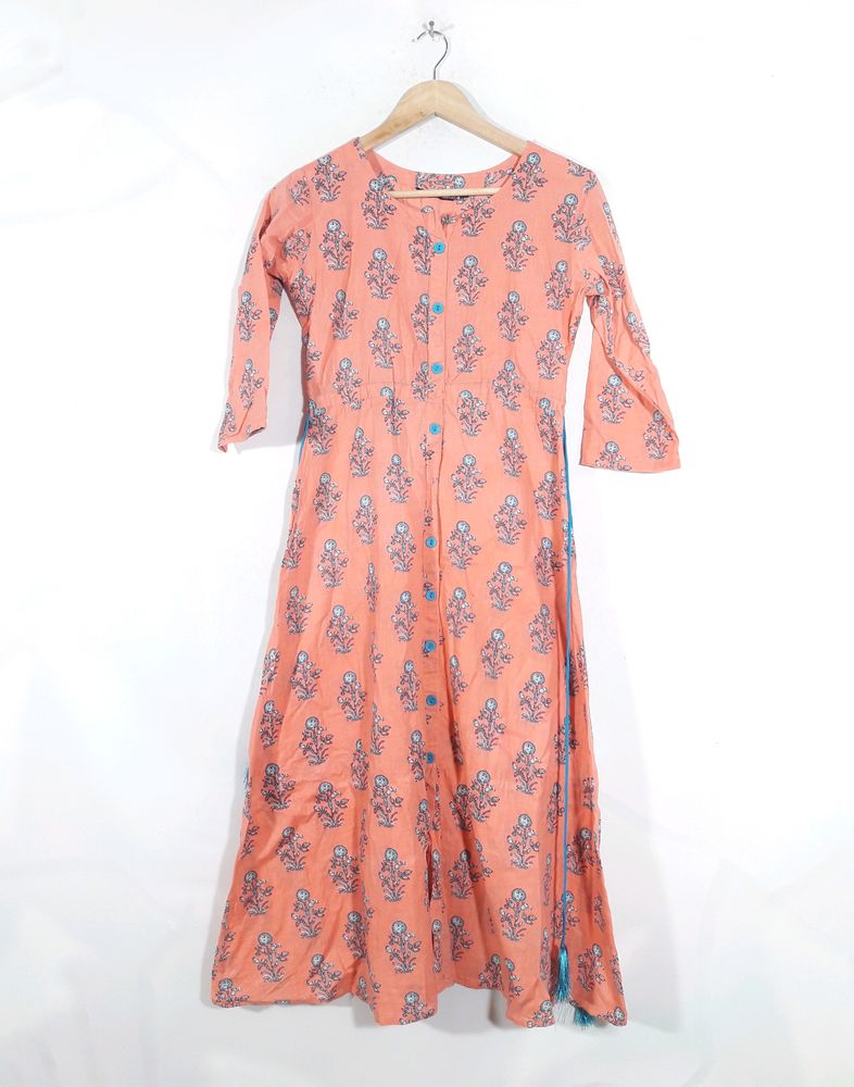 Coral Printed Kurta (Women's)