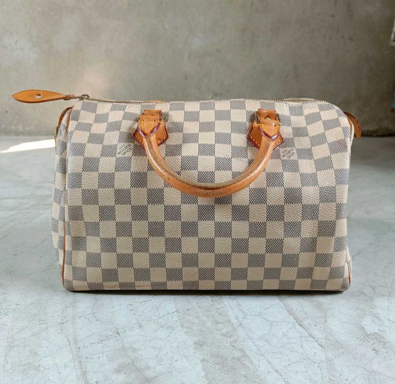 LV BAG Designer Checkered Handbag