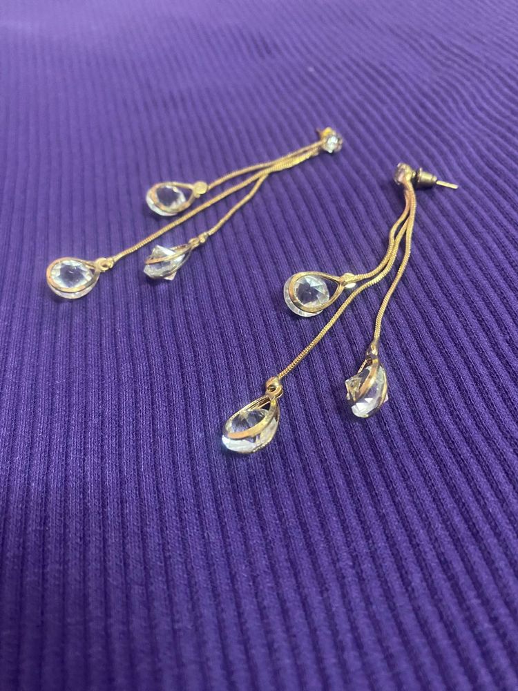 Dangling Crystal Earrings