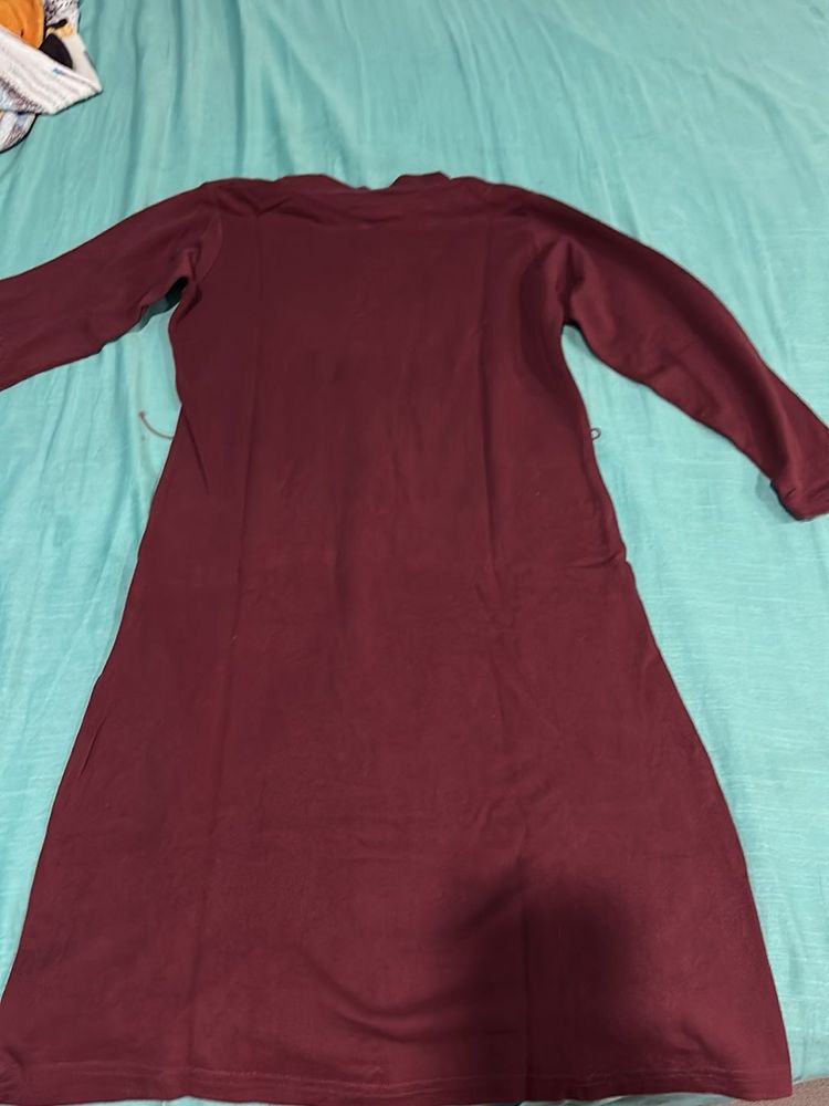 Maroon dress