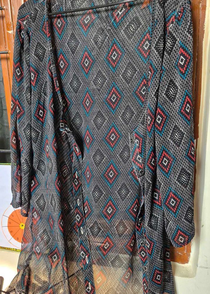 Patterned Sheer upper for girls and women