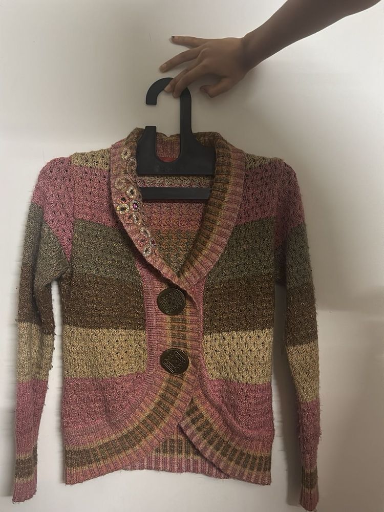 Chic Striped Cardigan