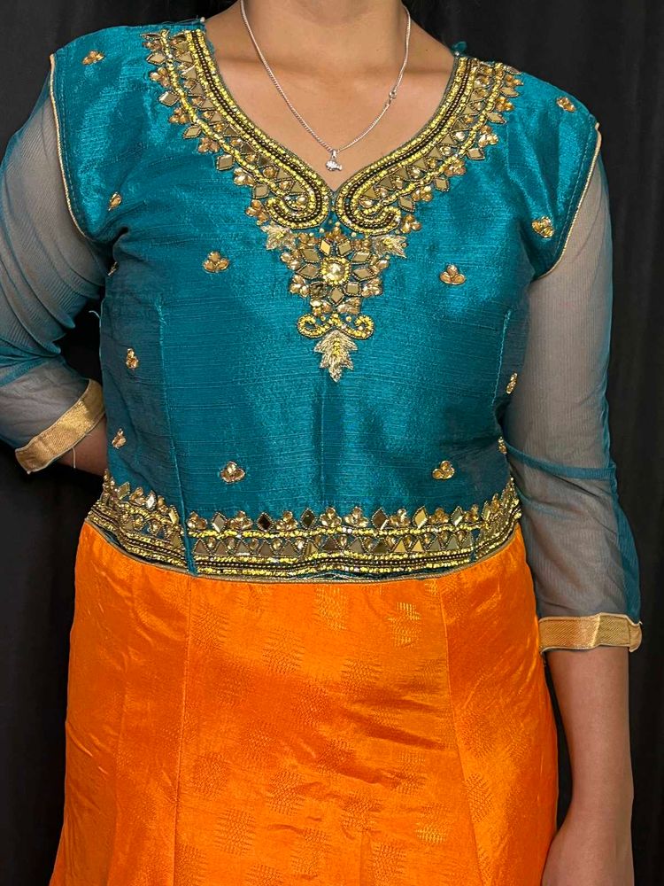 Gown With Dupatta
