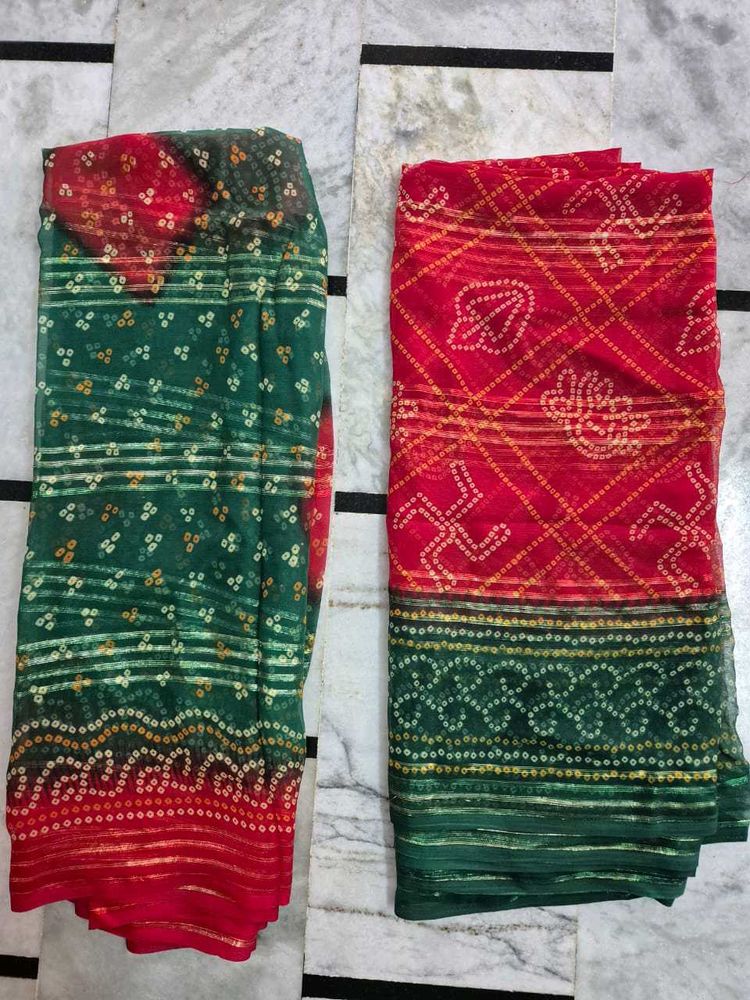 Traditional Bandhani Saree