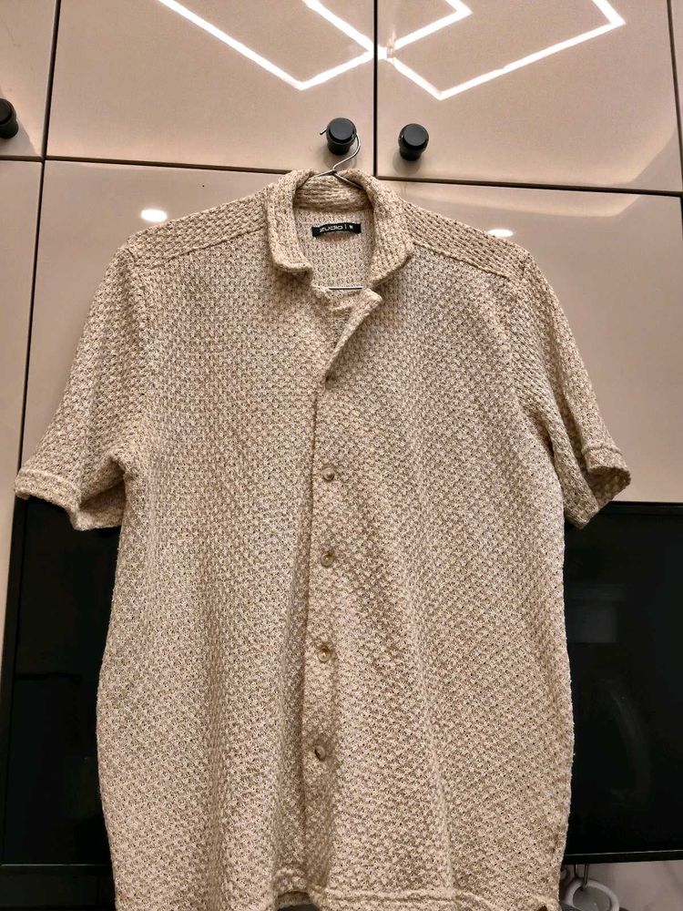 Men's Textured Short Sleeve Shirt